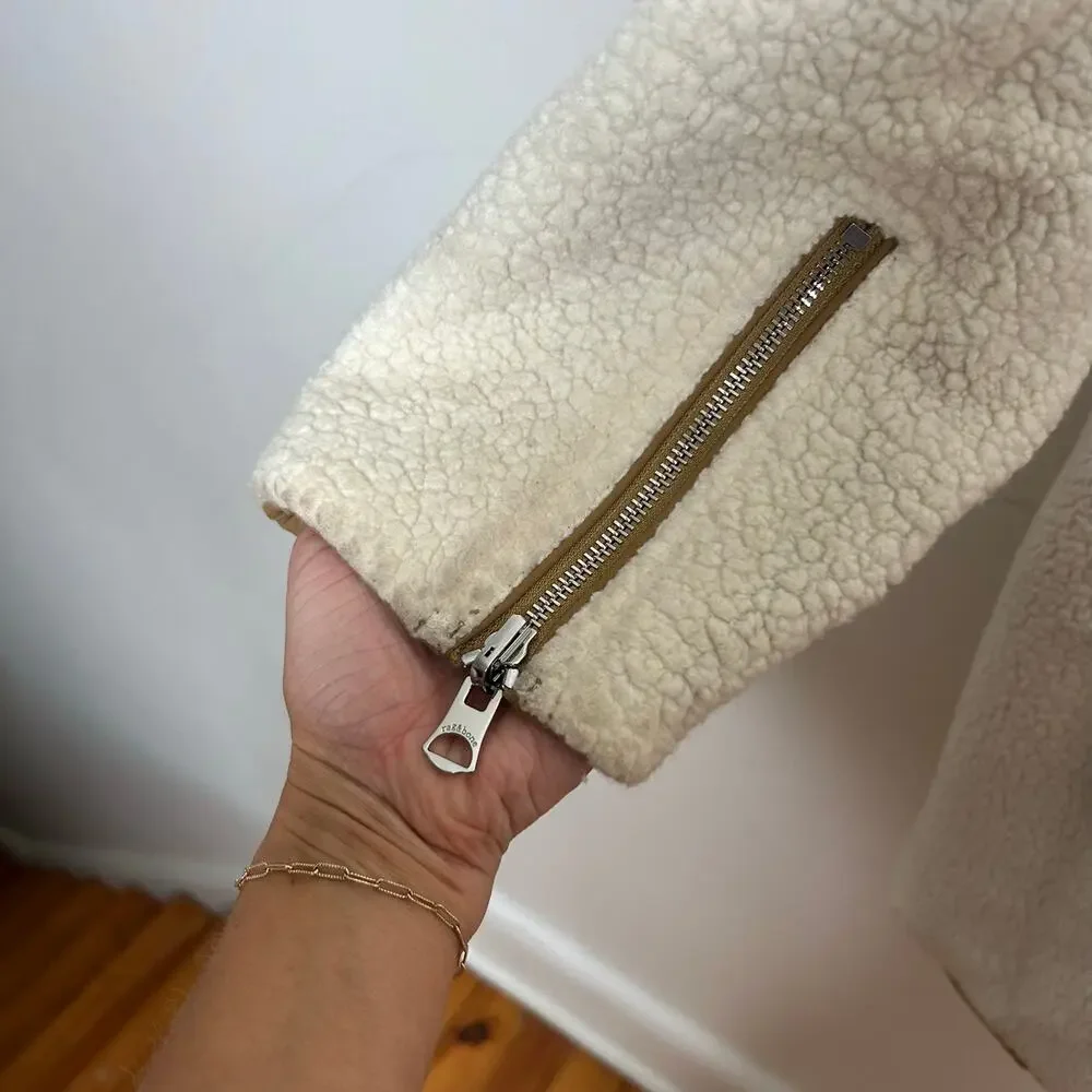 RAG & BONE M42 Military Reverisble Sherpa Long Line Utilitarian Parka - Picture 14 of 15